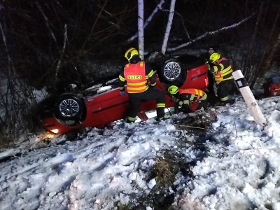 Silvestrovská noc byla pro hasiče v Libereckém kraji klidnější než loňská