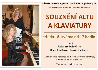 V Lomnici připravili koncert k Mezinárodnímu dni muzeí
