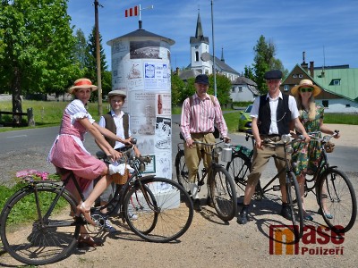 FOTO: Spanilá jízda se vydala podeváté cyklostezkou Járy Cimrmana