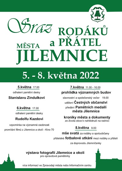 V Jilemnici pořádají Sraz rodáků a přátel města