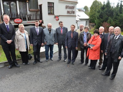 Hejtman Libereckého kraje navštívil „skleněný“ Železný Brod