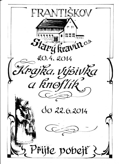 Ve Starém kravíně mají novou výstavu Krajka, výšivka a knoflík