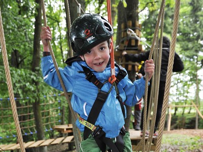 Ve Šťastné zemi otevřeli nové lanové centrum