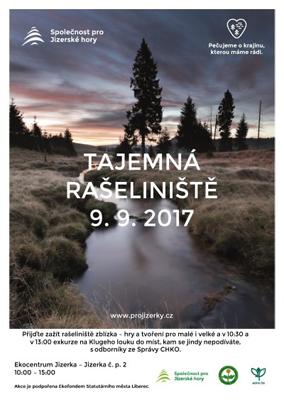 Akce Tajemná rašeliniště zve malé i velké k poznání i pobavení