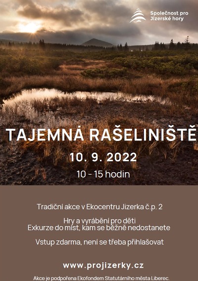 Akce Tajemná rašeliniště zve malé i velké k poznání i pobavení