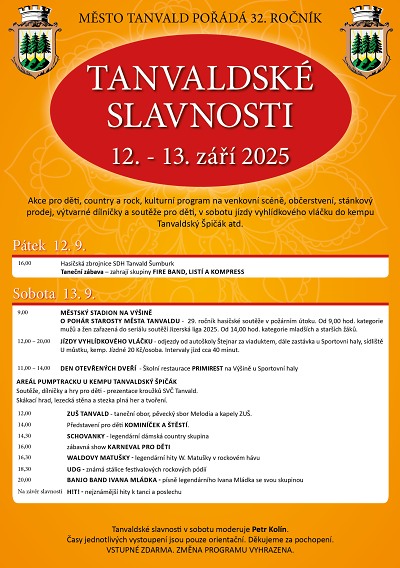 Tanvald pořádá už 32. ročník městských slavností