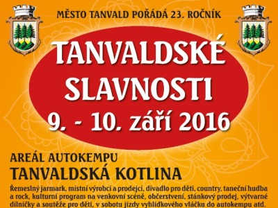 Tanvald o víkendu oživí 23. ročník městských slavností