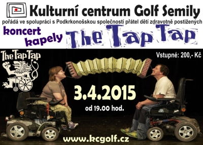 Skupina The Tap Tap rozezní semilské KC Golf