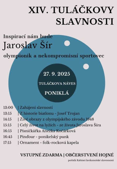 Na Tuláčkových slavnostech zavzpomínají na Jaroslava Šíra