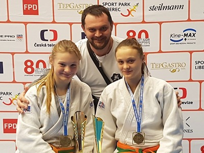 Turnovská dvojčata Zárybnická zlatá na Judo Grand prix Ostrava