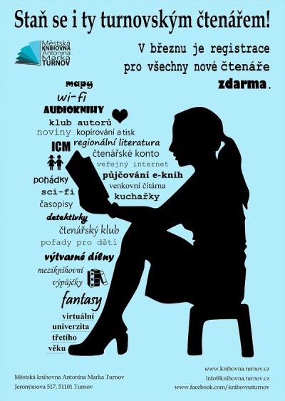 Březnová kampaň Městské knihovny Antonína Marka Turnov