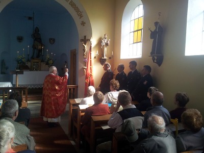 V kostelíku na Bukovině se konala Svatováclavská mše