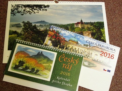 Valdštejn a Český ráj najdete v nových kalendářích