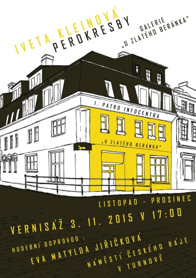 V Galerii u Zlatého beránka najdete Perokresby Ivety Kleinové