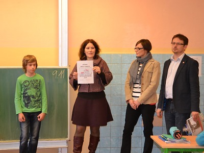 Sedmák David Šálek zvítězil ve výtvarné soutěži Památky Turnova