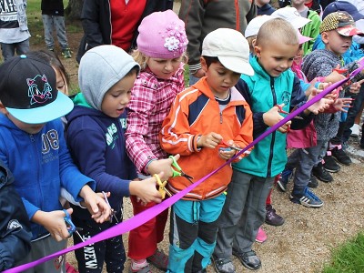 Děti otevřely park s hřištěm v Metelkových sadech v Turnově