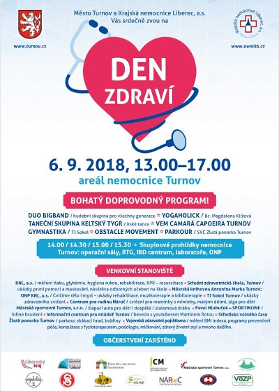 Den zdraví proběhne v areálu turnovské nemocnice