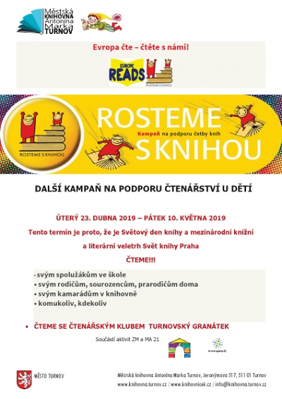 Rosteme s knihou a Kniha ti sluší