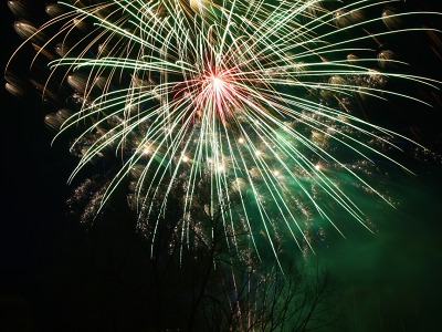 Nebe nad Turnovem se i na počátku roku 2019 rozzářilo ohňostrojem