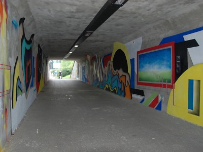 Street art vznikl v turnovském podchodu