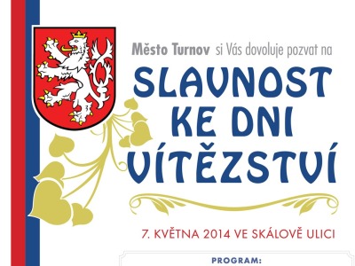 Město Turnov pořádá slavnost ke Dni vítězství
