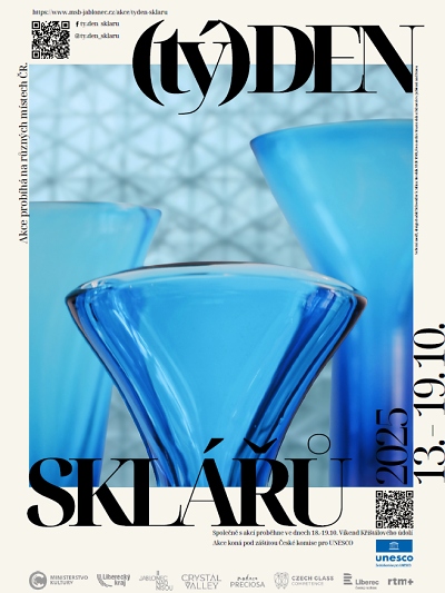 Týden sklářů 2025 oslavíme od 13. do 19. října
