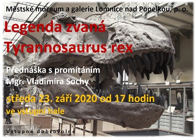 Vladimír Socha v Lomnici představí legendárního Tyranosaura Rexe