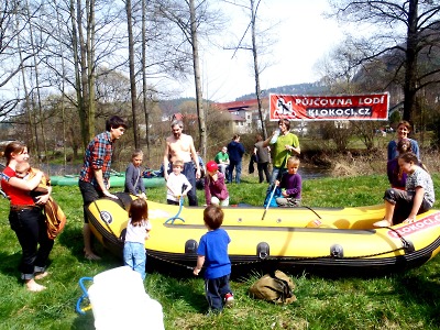 Otevírání a čištění Jizery s půjčovnou Klokočí