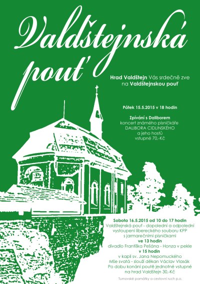 Na Valdštejně o víkendu chystají koncert i pouť
