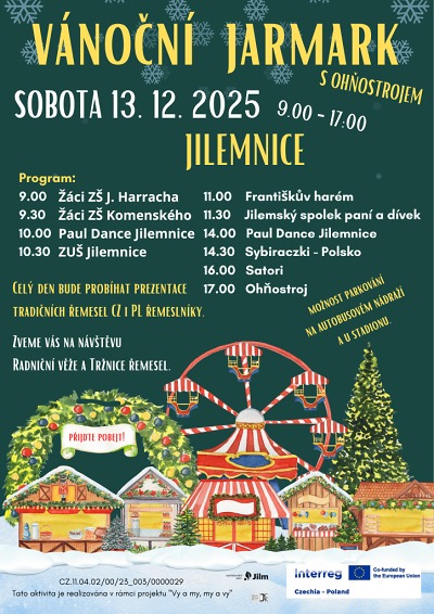 Jilemnické náměstí obsadí tradiční vánoční jarmark