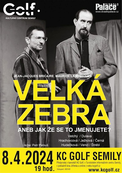 Ondřej Vetchý exceluje v bláznivé komedii Velká zebra