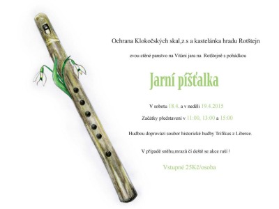 Vítání jara s pohádkou na Rotštejně