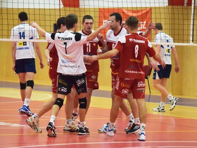 FOTO: Volejbalisté Turnova dvakrát vyhráli a jedou si do Brna pro postup