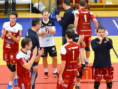 Turnovští volejbalisté zdolali MFF Praha a končí na třetím místě