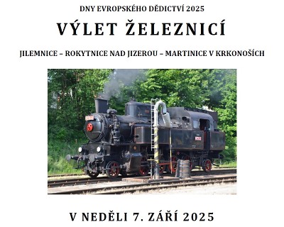 Výlet železnicí do Martinic doplní DED na Jilemnicku
