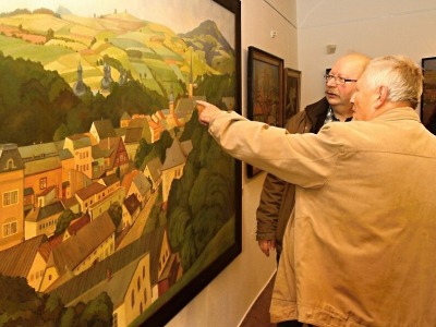 Obrazem: Zahájení výstavy Vrchlabská zákoutí