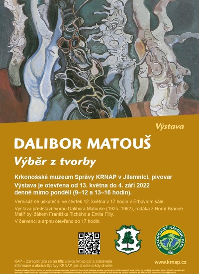 Výstava v Krkonošském muzeu představuje tvorbu Dalibora Matouše