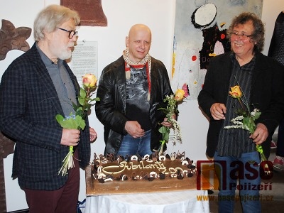 FOTO: Kanyza, Salaba a Náhlovský slaví jubileum společnou výstavou