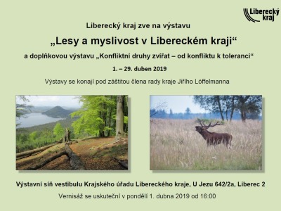 Na krajském úřadě se bude konat výstava Lesy a myslivost