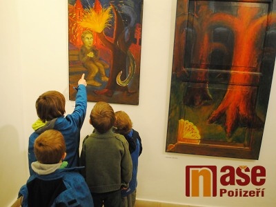 FOTO: Semilská výstava představuje výtvarníky Komňackého a Plesla