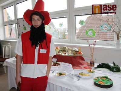 FOTO: Lomnická střední škola uspořádala gastronomickou výstavu