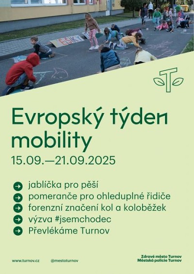 Evropský týden mobility 2025 opět i v Turnově 