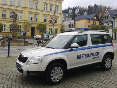 Vítanou posilou strážníků v Železném Brodě je nová Škoda Yeti
