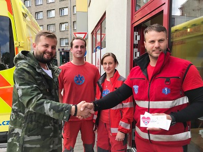 Záchranáři ZZS Libereckého kraje děkují za pomoc i podporu