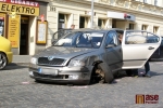 Nejvíce byla při havárii poškozena Škoda Octavia