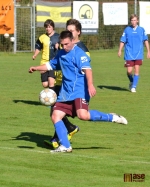 Utkání I.A třídy U19 Košťálov (modré dresy) - Lomnice