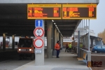 Ráno před otevřením terminálu probíhaly poslední úpravy.