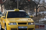 Smuteční jízda taxikářů