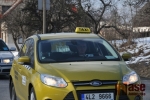 Smuteční jízda taxikářů