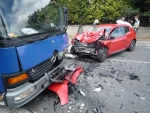 Nehoda dvou vozidel na výjezdu z Turnova